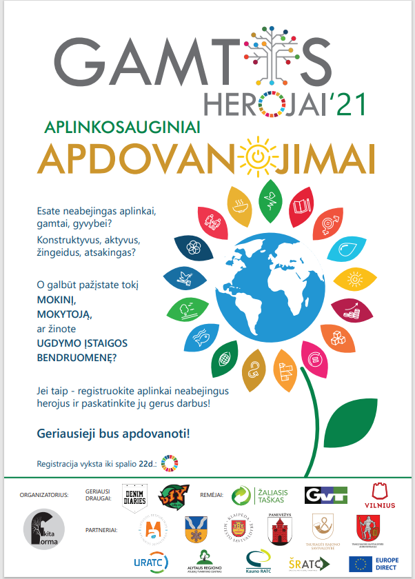 Aplinkosauginis konkursas „Gamtos herojai ’21”