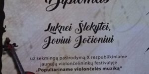 X respublikinis jaunųjų violančelininkų festivalis „Populiariname violančelės muziką”