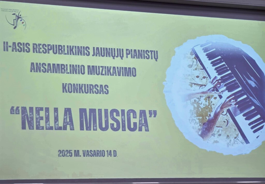 🎶 Sveikiname II-ojo respublikinio ansamblinio muzikavimo konkurso „Nella musica“ laureatus! 🎶
