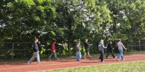 Pamoka su šiaurietiškomis lazdomis