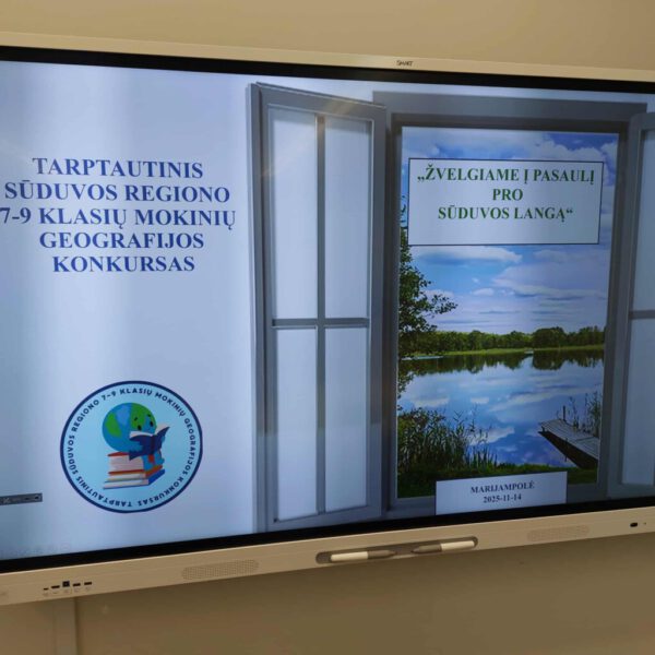 Tarptautinis Sūduvos regiono geografijos konkursas ”Žvelgiame į pasaulį pro Sūduvos langus”