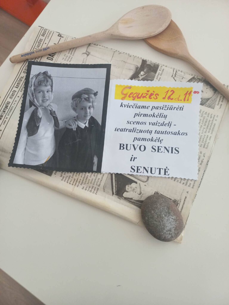 Teatralizuotas renginys ,,Buvo senis ir senutė”.