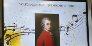 Renginys V. A. Mocarto gimimo 270-osioms metinėms paminėti Renginys V. A. Mocarto gimimo 270-osioms metinėms paminėti